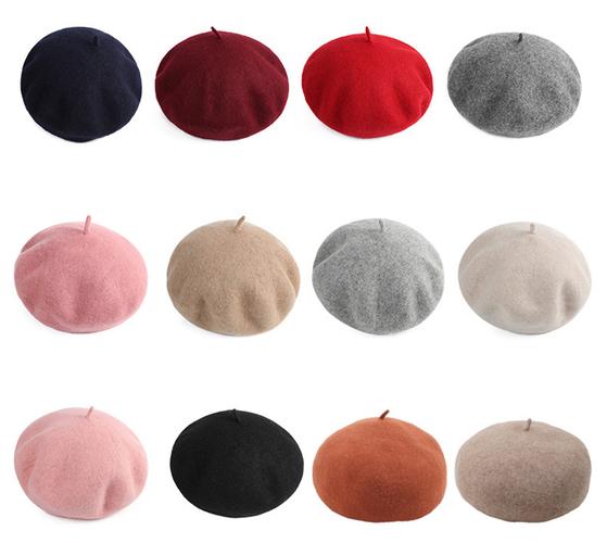 所有行业  时尚饰品  帽子 贝雷帽  产品名称 工厂批发 100% 羊毛时尚
